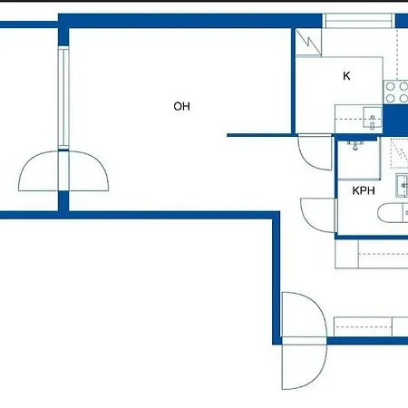 Valoisa Yksioe Parvekkeella *